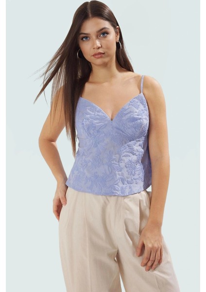 Yazlık Çiçekli Peplum Bluz Pamuklu Dokuma V Yaka Trend Tasarım Premium Kalite Kaliteli Işçilik