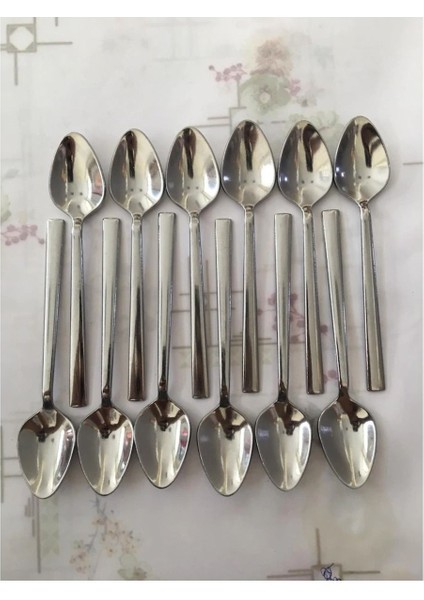 72 Parça Paslanmaz Çelik Günlük Sade Çay Kaşığı Takımı fiyatları