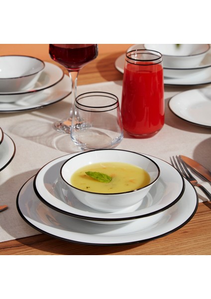 Black Line 18 Parça Yemek Takımı 9-01090035 fiyatları