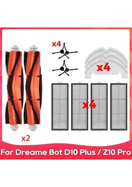 Dreame Robot Süpürge Aksesuarları Z10 Pro L10 Plus Süpürgeler Aksesuar Parçası (Yurt Dışından)