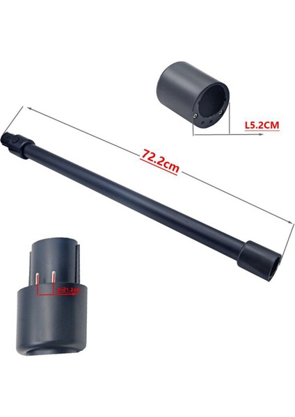 Dreame R10 R20 R30 T20 T30 V6 V8 V10 Z30 H10 El Tipi Elektrikli Süpürge Aksesuarları Siyah Için Metal Boru Uzatma Çubuğu (Yurt Dışından) fiyatları