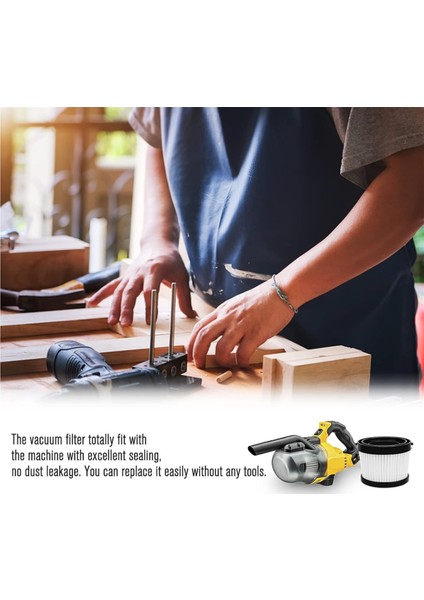 Dewalt Elektrikli Süpürge Için Hepa Filtreleri, DCV501HB Modelleriyle Uyumlu, Kablosuz El Süpürgeleri Için Yedek Filtreler (Yurt Dışından) indirimleri