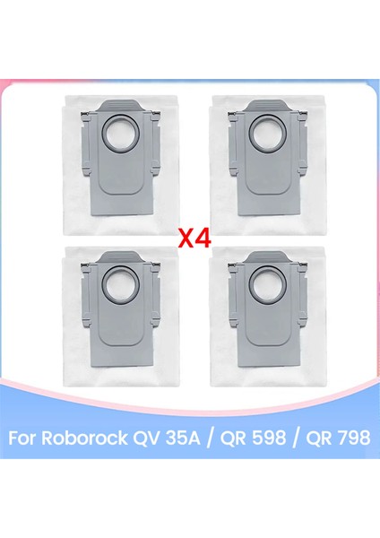 Roborock Qv 35A / Qr 598 / Qr 798 Robot Süpürge Yedek Parçaları Verimli Temizlik Aksesuarları Için Vakum Toz Torbası A (Yurt Dışından)