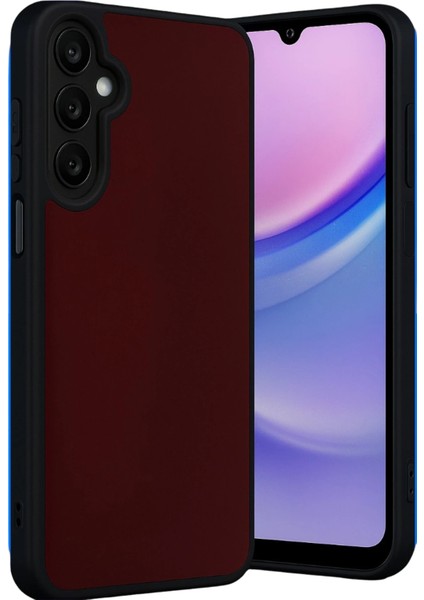Samsung Galaxy M15 Kılıf Aras Deri Kapak - Bordo Svlrs