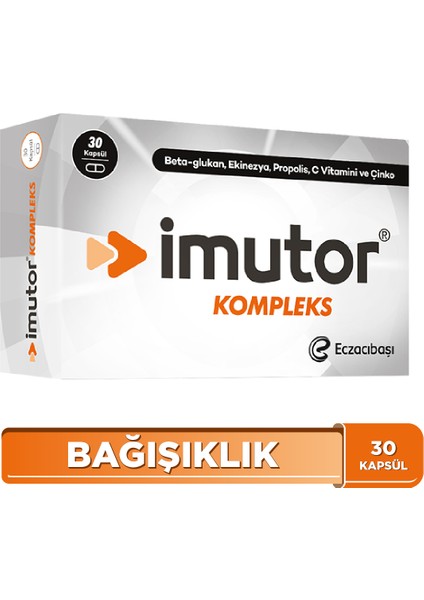 Imutor Kompleks Beta Glukan 30 Kapsül