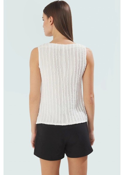 Kadın Gofre Örme Bluz Fitted Kalıp Kayık Yaka Günlük Stil Profesyonel Görünüm Şık modelleri