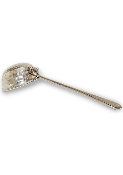 Şık ve Hafif Küçük Ayran Kepçesi ve Seti, Paslanmaz Çelik, Beyaz Renk fırsatları