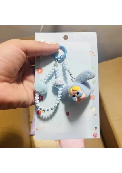Kawaii Akıllı Crybaby × Uçan Küçük Polis Zinciri Backpack Kolye Inspeart Boncuklu Bilezik Aksesuarları Dekorasyon Anahtarlık Renk: 3 (Yurt Dışından)