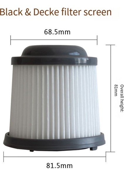 Black Decker Black Decker Elektrikli Süpürge PVF110/1210/1810 Aksesuarlar Filtreler Yedek Aksesuarlar Fırça (Yurt Dışından) fiyatları