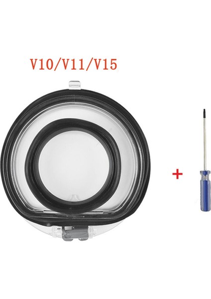 Dyson V10/V11/V15 Elektrikli Süpürge için Toz Haznesi Taban Kapağı Yedek Parçası Sızdırmazlık Halkası ile (Yurt Dışından)