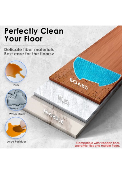 Bobsweep PET24-7-913/PET24-7-213 Için Dustin Kendiliğinden Boşalan Yıkanabilir 8 Adet Paspas Bezi Ultravision Robot Süpürge Için (Yurt Dışından) indirimleri