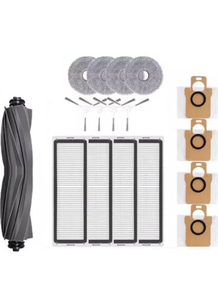 Xiaomi X20+ X20 Plus Elektrikli Süpürge Yedek Parçaları Fırça Filtre Toz Torbası Paspas Bezi ve Ana Fırça Kapağı Seti Için 17 Adet (Yurt Dışından) fiyatları