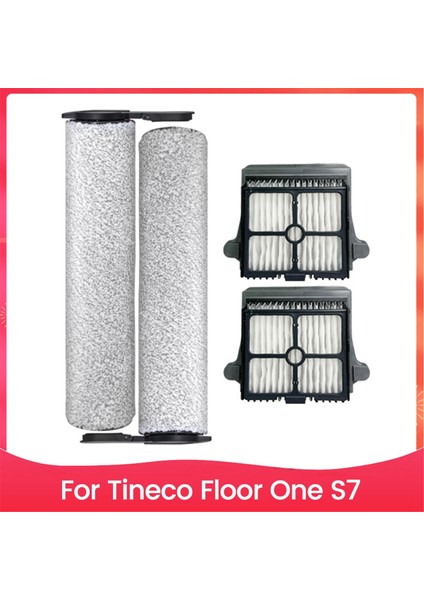 Tineco Floor One S7 Buharlı Süpürge Aksesuarları Için Silindir Silindir Yedek Parçaları Yedek Hepa Filtreleri Silindir Fırçası (Yurt Dışından)