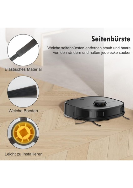Eureka J12 Ultra Robot Süpürge Yedek Parçaları Ana Yan Fırça Hepa Filtre Paspas Bezi Toz Torbaları (Yurt Dışından) indirimleri