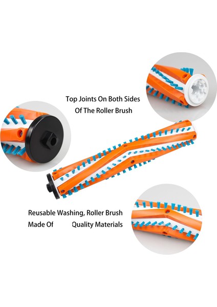 Black+Decker BSV2020P BSV2020 BSV2020G Powerseries Extreme Kablosuz Dikey Elektrikli Süpürge ile Uyumlu Yedek Fırça Silindiri (Yurt Dışından) fırsatları