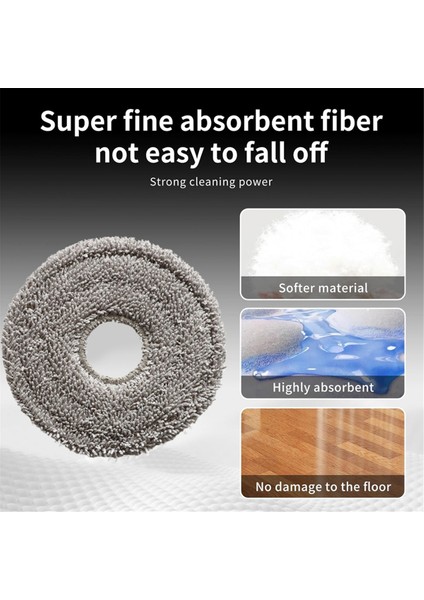 Yıkanabilir Paspas Pedleri Roborock Saros Z70 / Roborock G30SPACE Elektrikli Süpürge Parçaları Için Yedek Paspas Pedleri 8 Adet (Yurt Dışından) fırsatları