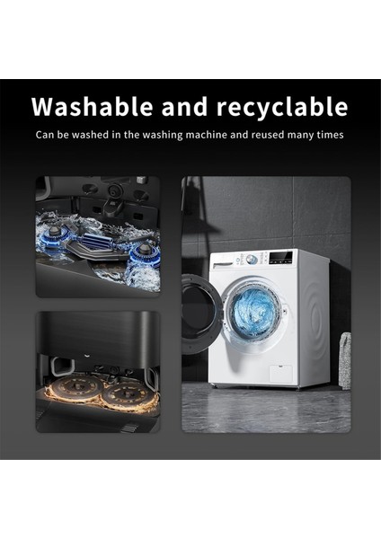 Yıkanabilir Paspas Pedleri Roborock Saros Z70 / Roborock G30SPACE Elektrikli Süpürge Parçaları Için Yedek Paspas Pedleri 8 Adet (Yurt Dışından) indirimleri