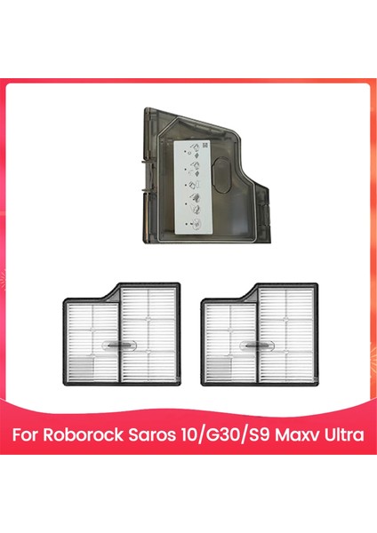 Roborock Saros 10/G30/S9 Maxv Ultra Elektrikli Süpürge Yedek Parçaları Için Hepa Filtreli Toz Kutusu Çöp Kutusu (Yurt Dışından)