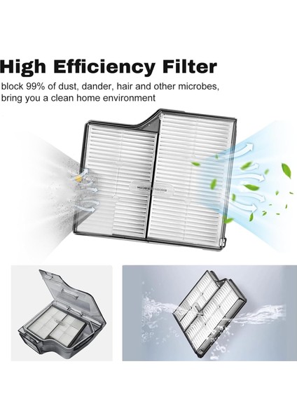 Roborock Saros 10/G30/S9 Maxv Ultra Elektrikli Süpürge Yedek Parçaları Için Hepa Filtreli Toz Kutusu Çöp Kutusu (Yurt Dışından) fiyatları