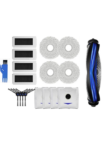 Ecovacs Debot N30 Omni / N30 Pro Omni Robot Süpürge Ana Yan Fırça Paspas Filtre Toz Torbası Ultra Dayanıklı Aksesuarlar (Yurt Dışından) modelleri