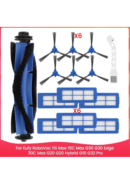 Eufy Robovac 11S Max, 15C Max, G30, G30 Edge, 30C Max, G20, G20 Hybrid, G15, G32 Pro Robot Süpürge Parçaları Için Aksesuarlar (Yurt Dışından)
