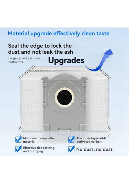 Ecovacs Deebot T80 Robot Süpürge Için 15 Adet Aksesuar Seti Ana Yan Fırça Toz Torbası Silindir Bez Hepa Filtre (Yurt Dışından) indirimleri