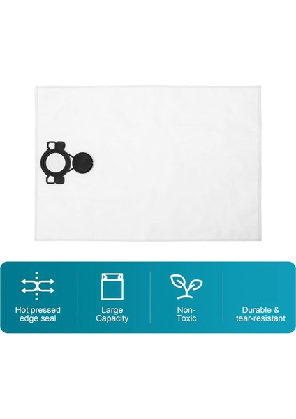 Nilfisk 107419593 ATTIX33/44, VL200AERO 20/21, Aero 25/26/31, VC2010L/VC2511 Elektrikli Süpürge Parçaları Için 12 Adet Toz Torbası (Yurt Dışından) fiyatları