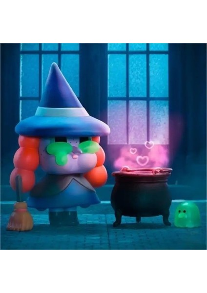 Crybaby Monster Gözyaşları Kutu Crybaby Action Figür Sürpriz Kutu Kawaii Model Heykel Anime Figürin Masaüstü Süs Oyuncak Hediyeler Renk: Cadı Istek (Yurt Dışından)