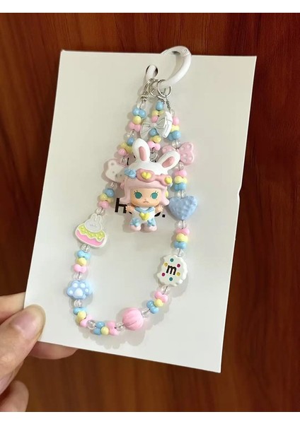 Yeni Pop Bean Diy Kafatası Panda Molly Crybaby El Yapımı Ikinci Yaratılış Telefon Zinciri Boyalı Anahtarlama Alaşım Anahtarı Hediyesi: Sp Dreamer/malzeme: Tek Beden (Yurt Dışından)