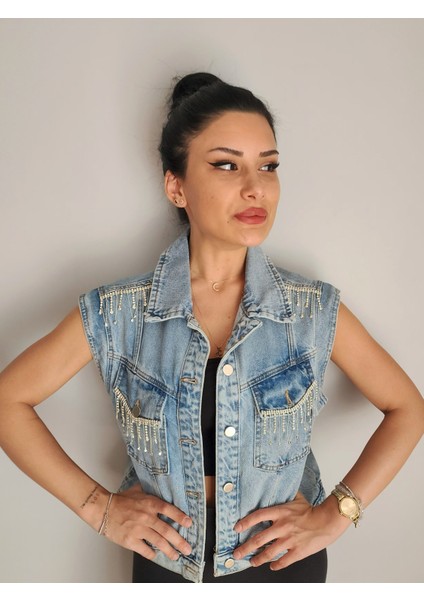 Tasarım Denim Yelek fırsatları