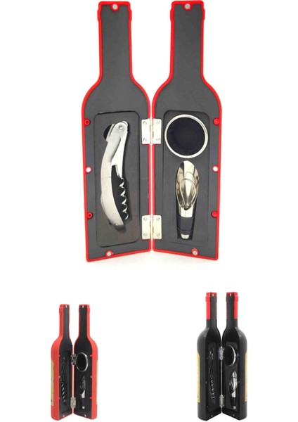 Premium Şişe Tirbuşon Seti Metal Içecek Açacağı Kapak Tıpa Açıcı Takımı Özel Tasarım Hediyelik Set fırsatları