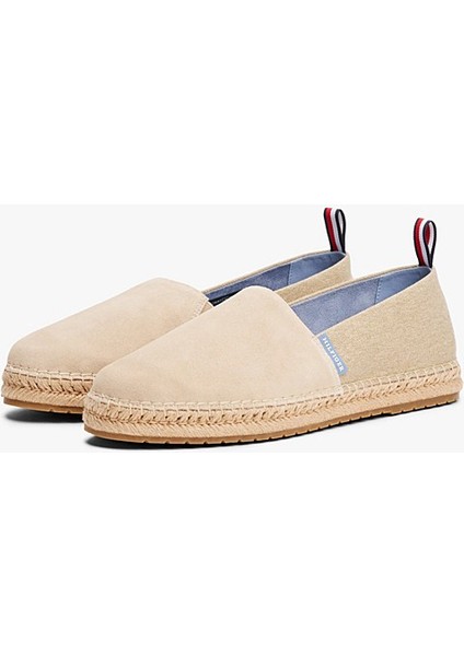 Erkek Esnek Tabanlı Espadril Ayakkabı - Bej