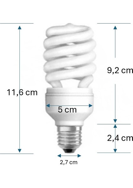 ® Duluxstar 23W 865 E27 - Spiral Lamba- Beyaz fiyatları