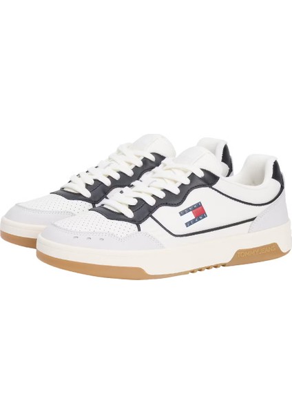 Erkek Tjm Cupsole Elevated Sneaker Ayakkabı - Beyaz fiyatları