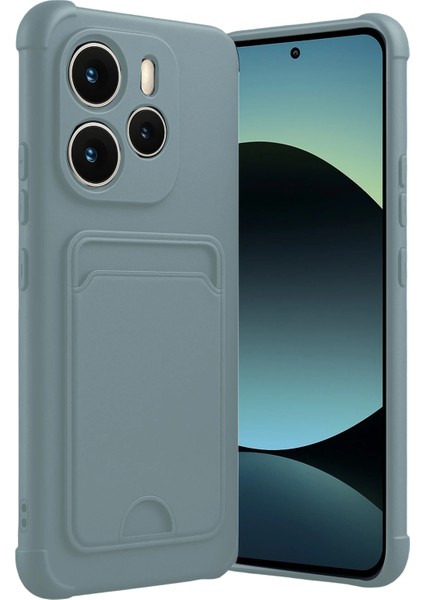 Xiaomi Redmi Note 14 4g Kelvin Kartvizitli Silikon - Açık Yeşil Svlrs