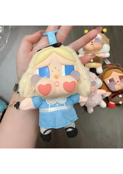 Crybaby Peluş Anahtar Animasyon Animasyon Karikatür Keychain Kawaii Sırt Çantası Dekorasyon Araba Anahtar Aksesuarları Erkek ve Kadınlar Hediyeli: F (Yurt Dışından)