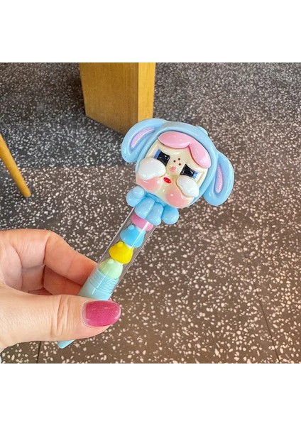 Crybaby × Uçan Küçük Polis Jel Kalemi Ins Siyah Sevimli Yama Hızlı Kuru Kalem Yüksek Güzel Güzel Su Kalemi Öğrenci Ofis Kırtasiye Hediye Renk: 5 (Yurt Dışından)