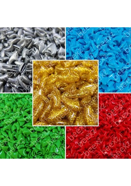 100PCS Kediler Için Yumuşak Tırnak Kapakları + 5x Yapıştırıcı Tutkal + 5x Aplikatör/ * Xs, S, M, L, Kapak, Kedi, Pençe, Pençe, Zot */renk: Mix E/boyut: Xs (Yurt Dışından)