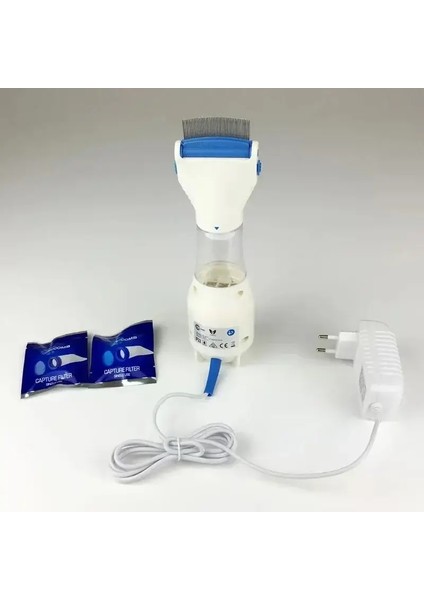 Pet Electric Bit Grabber Comb Çok Fonksiyonlu Fiziksel Pire Çıkarma Kedi Köpekleri Için Killer Fırça Saç Temizleyici Bit Sökücü Tarak Renk: Ab Fiş (Yurt Dışından)