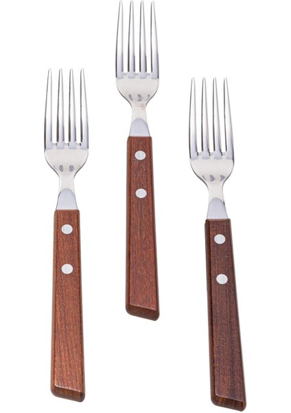 Şık 3'lü Metal Çatal Seti, Dayanıklı ve Kullanışlı Tasarım