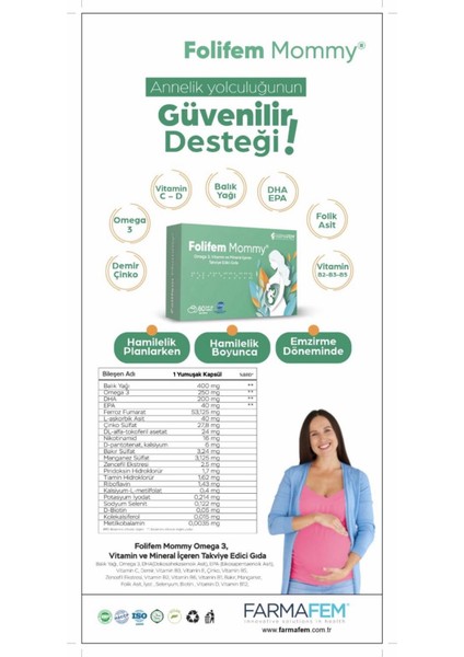 Folifem Momy 60 Softgel Kapsül fiyatları
