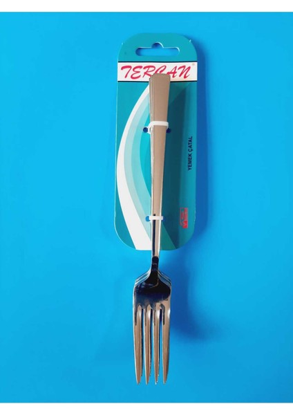 Şık 6'lı Metalik Yemek Çatalı, Dayanıklı ve Kullanışlı Set