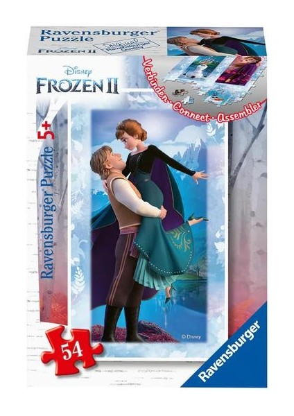 54 Parça Mini Puzzle Frozen Anna And Kristoff
