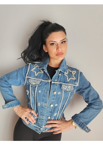 Tasarım Denim Ceket