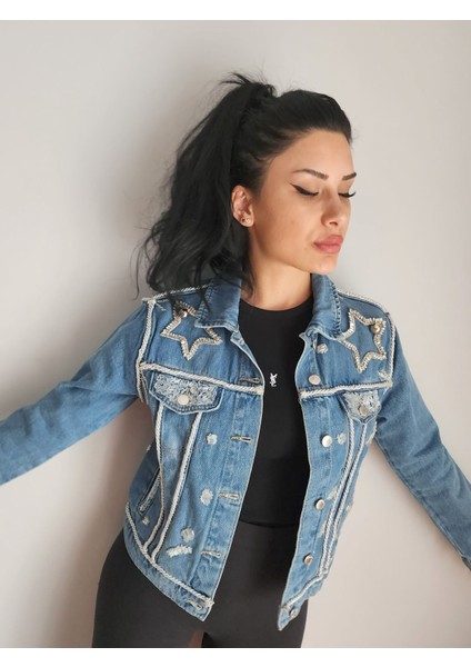 Tasarım Denim Ceket