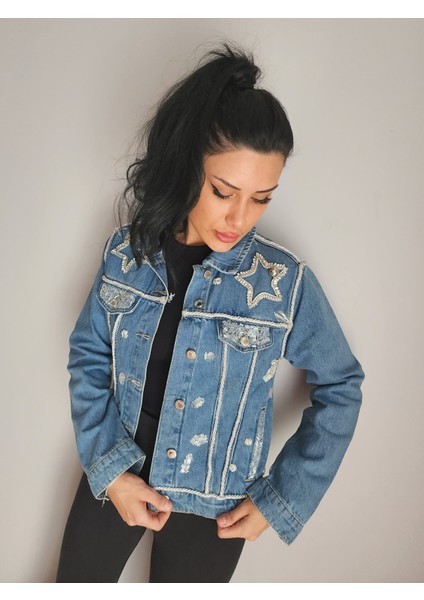 Tasarım Denim Ceket