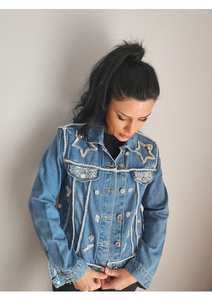 Tasarım Denim Ceket