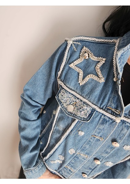 Tasarım Denim Ceket