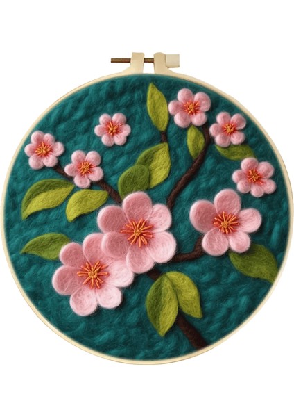 Ruopoty 1 Paket Iğne Keçe Yün Lotus Çiçekleri Yün Iğne Keçe Boyama Yetişkinler Için Kitler Yün Keçe Iplik Malzemeleri Diy Zanaat Renk: MZH-288-2020-XP / Boyut: 20X20CM (Yurt Dışından)