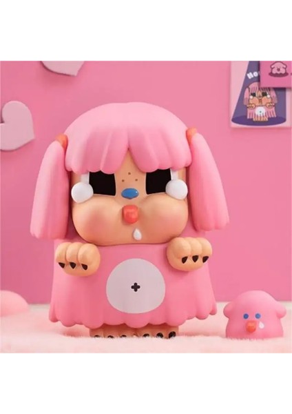 Crybaby Monster Gözyaşları Kutu Crybaby Action Figür Sürpriz Kutu Kawaii Model Heykel Anime Parçası Masaüstü Süs Oyuncak Hediyeler Renk: Tatlı Kurtadam (Yurt Dışından)